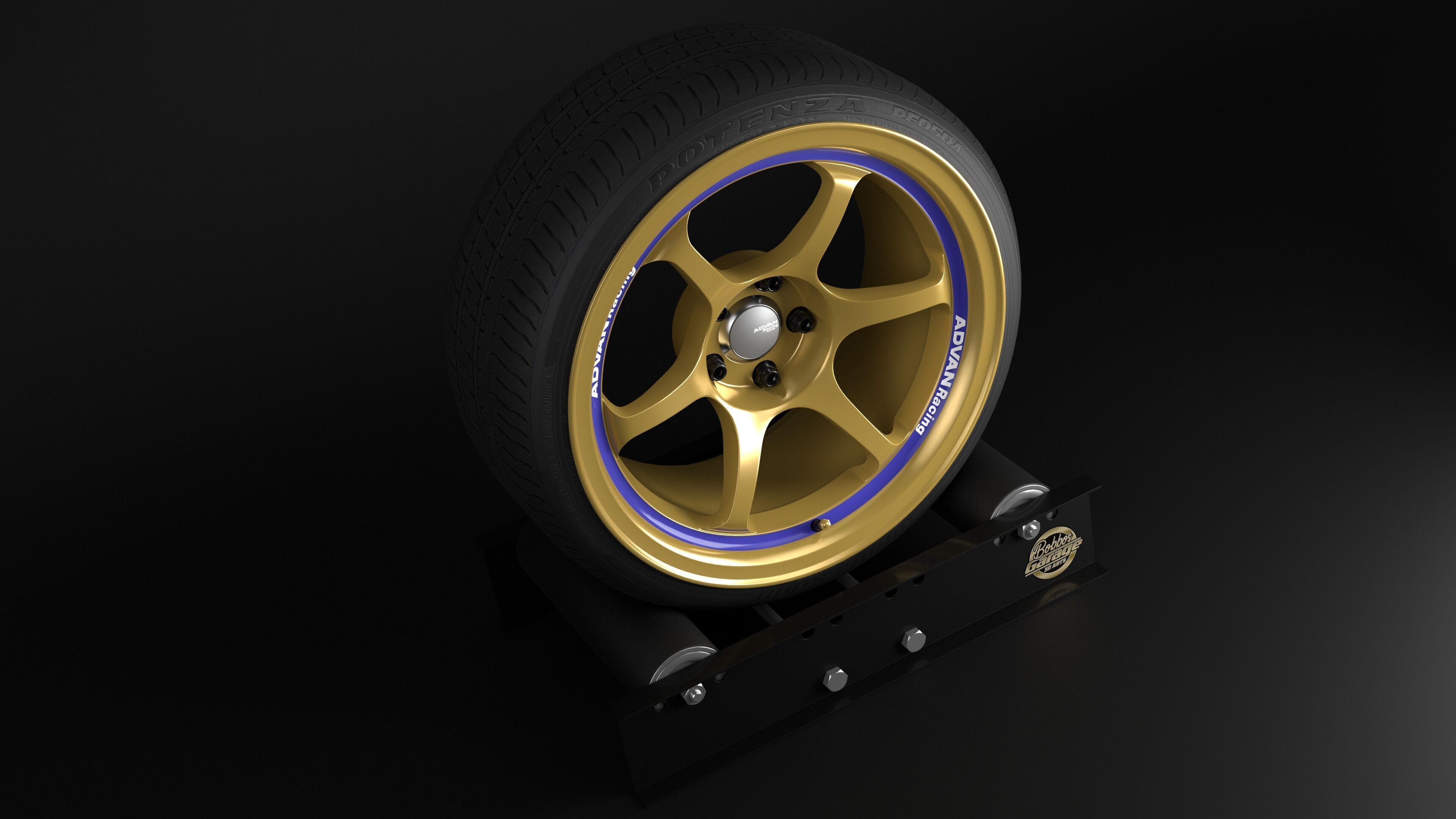 Advan RG1 Low-poly 3D model_5