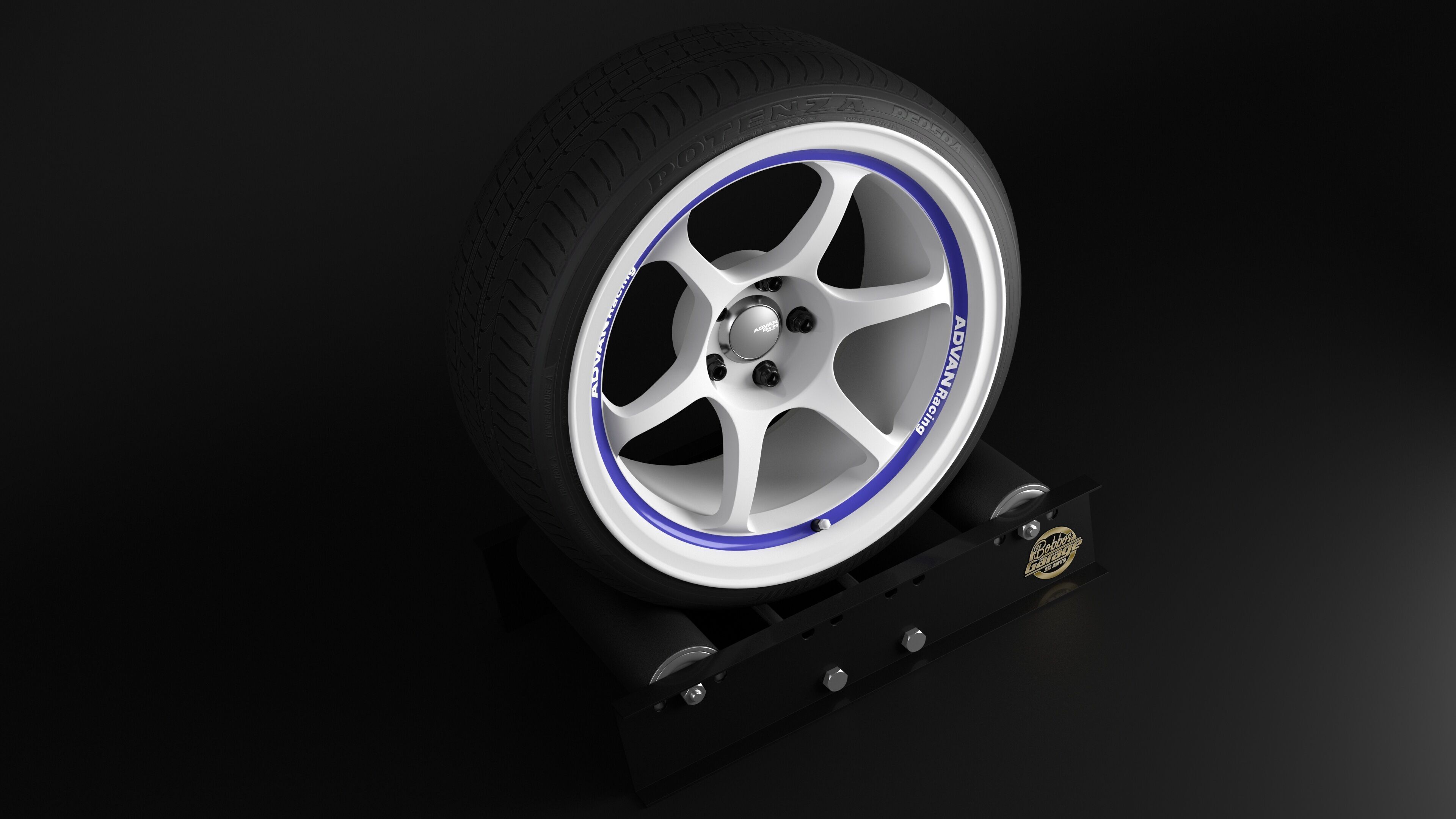 Advan RG1 Low-poly 3D model_8