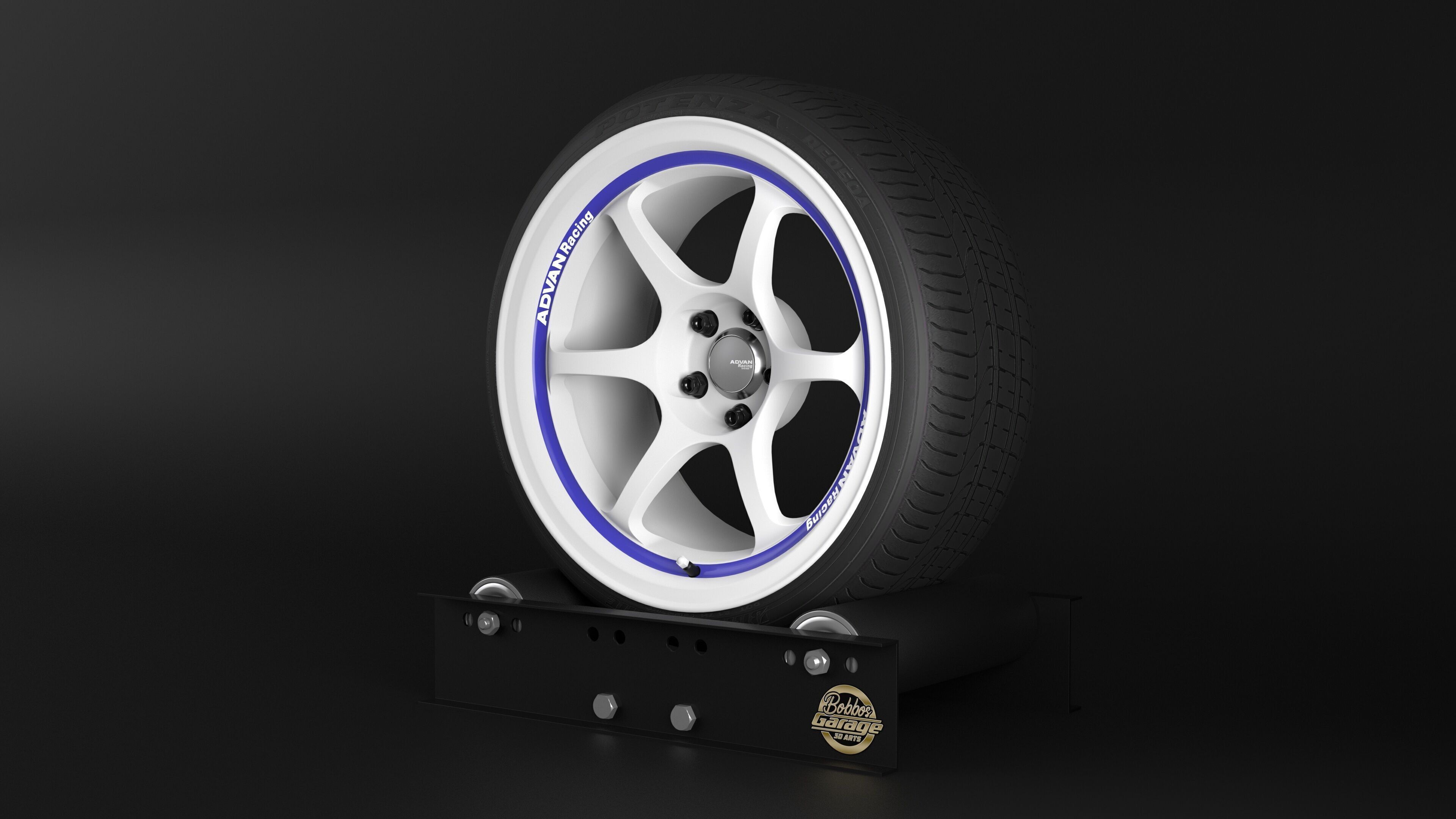 Advan RG1 Low-poly 3D model_7