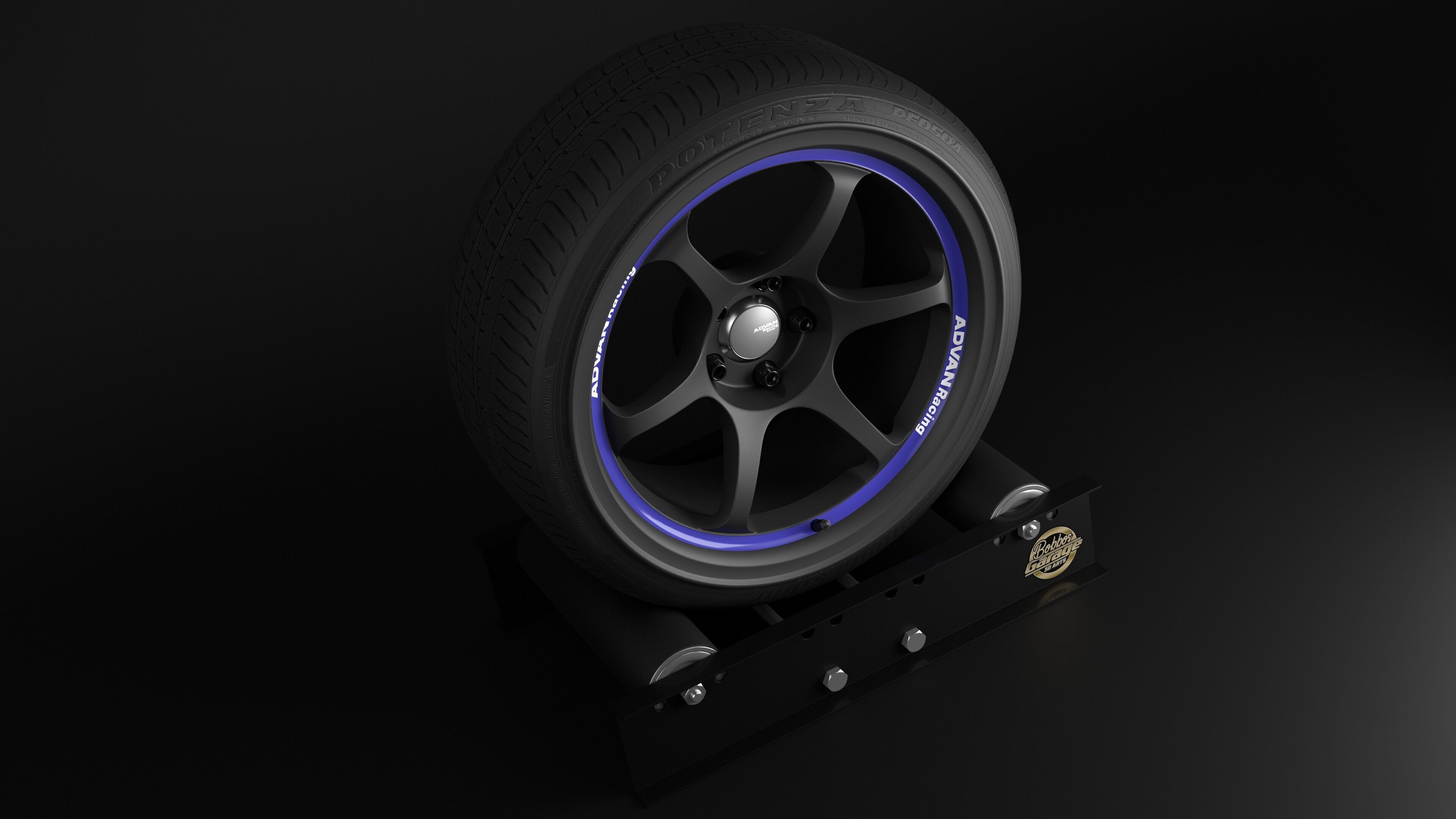 Advan RG1 Low-poly 3D model_11