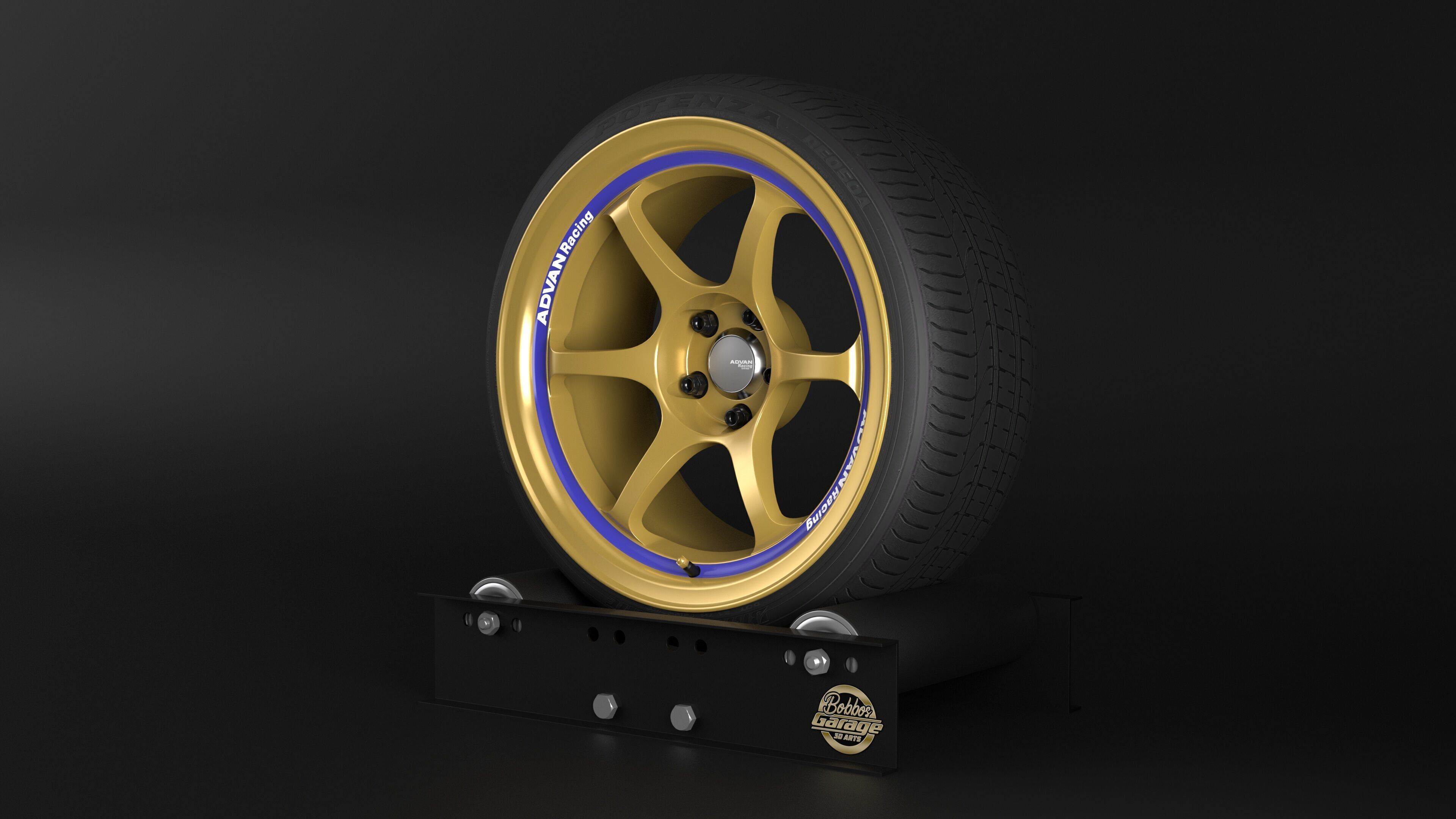 Advan RG1 Low-poly 3D model_4