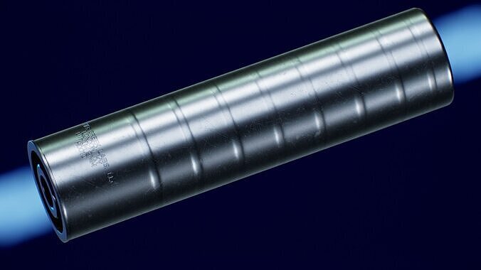 Otter Creek Labs Lithium 9 Suppressor Low-poly 3D model