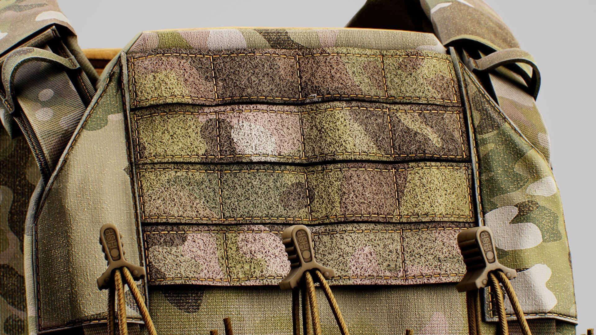 Thorax Plate Carriers Low-poly 3D model_28