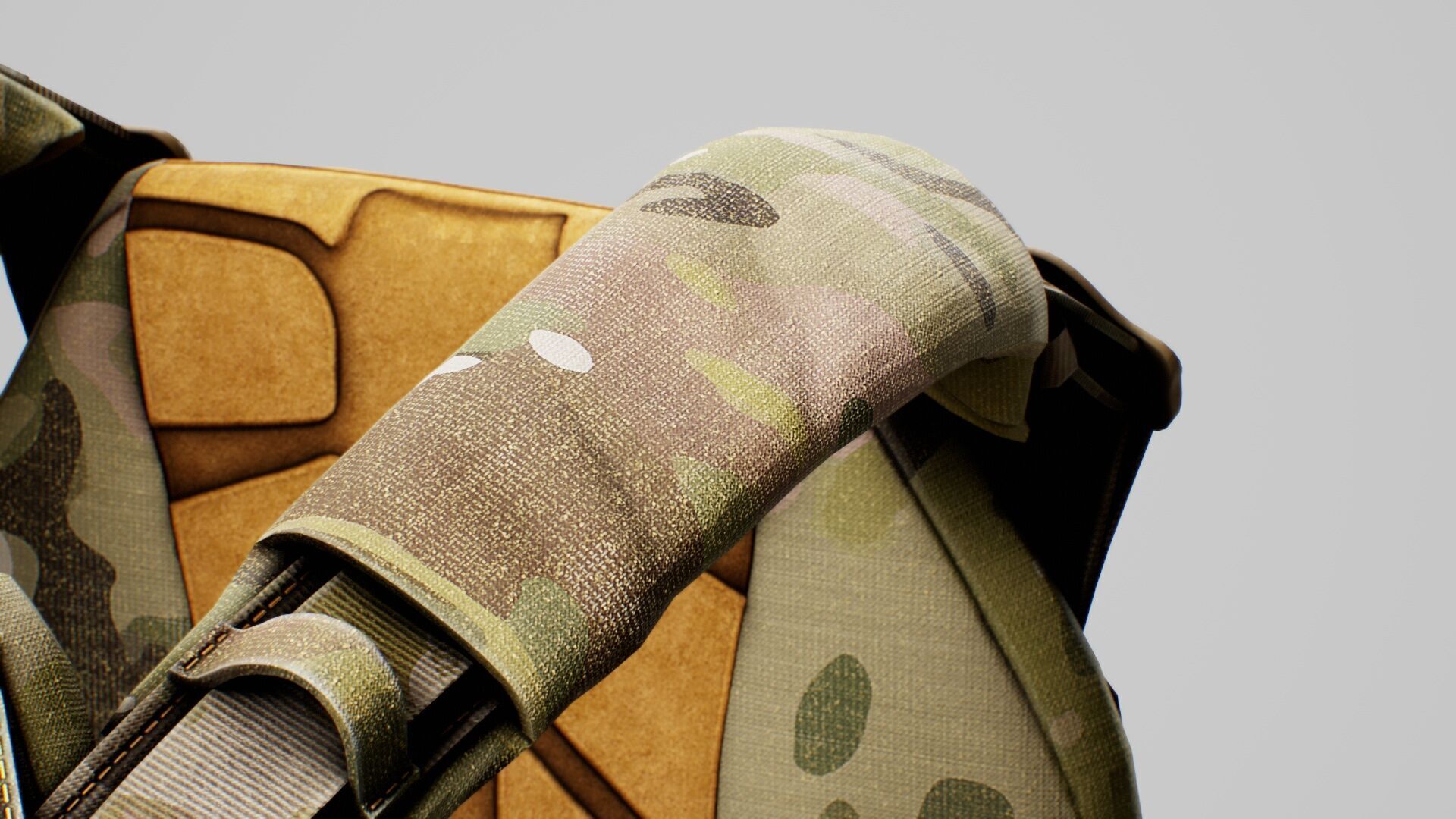 Thorax Plate Carriers Low-poly 3D model_25