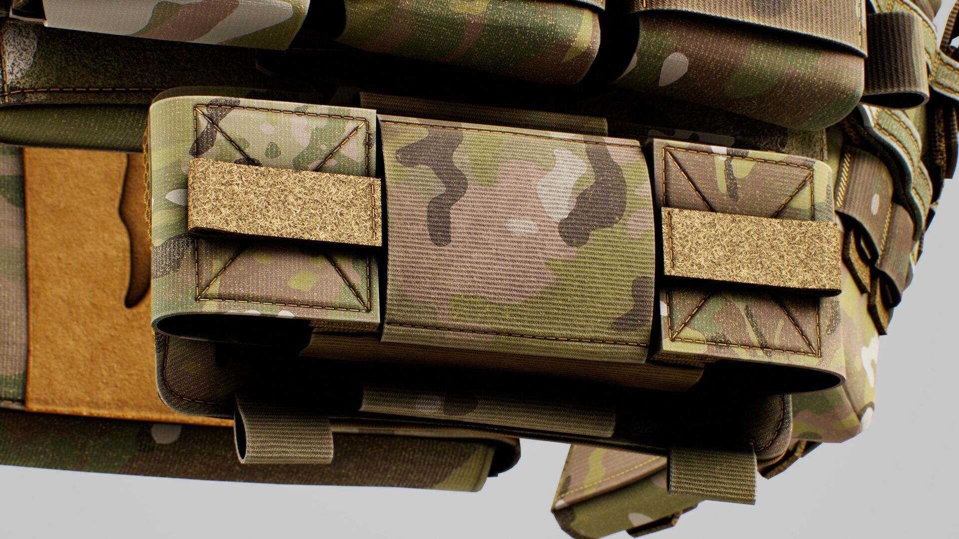 Thorax Plate Carriers Low-poly 3D model_26