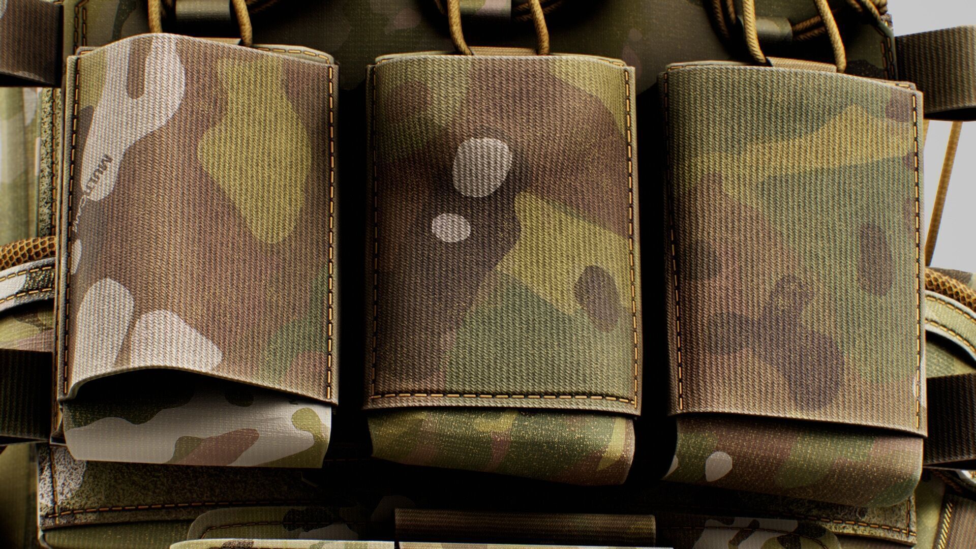 Thorax Plate Carriers Low-poly 3D model_27