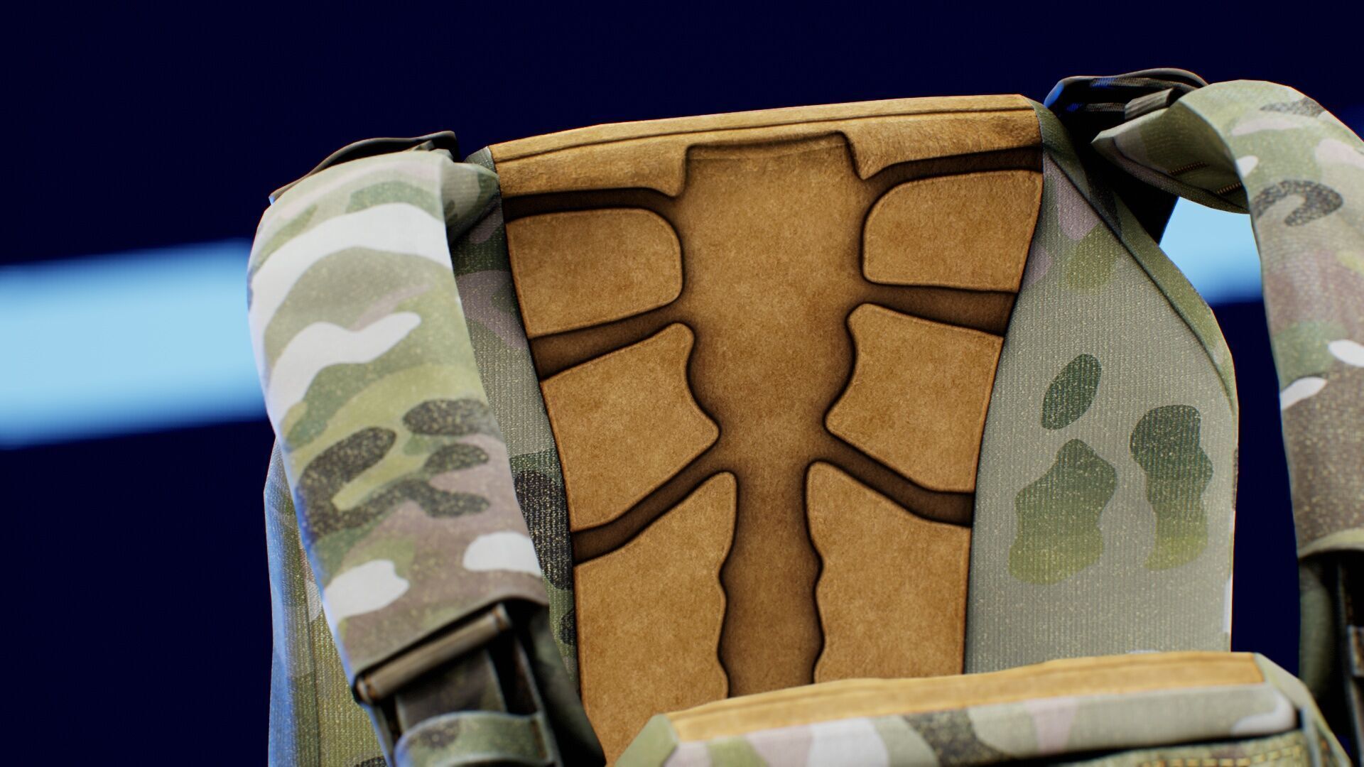 Thorax Plate Carriers Low-poly 3D model_6