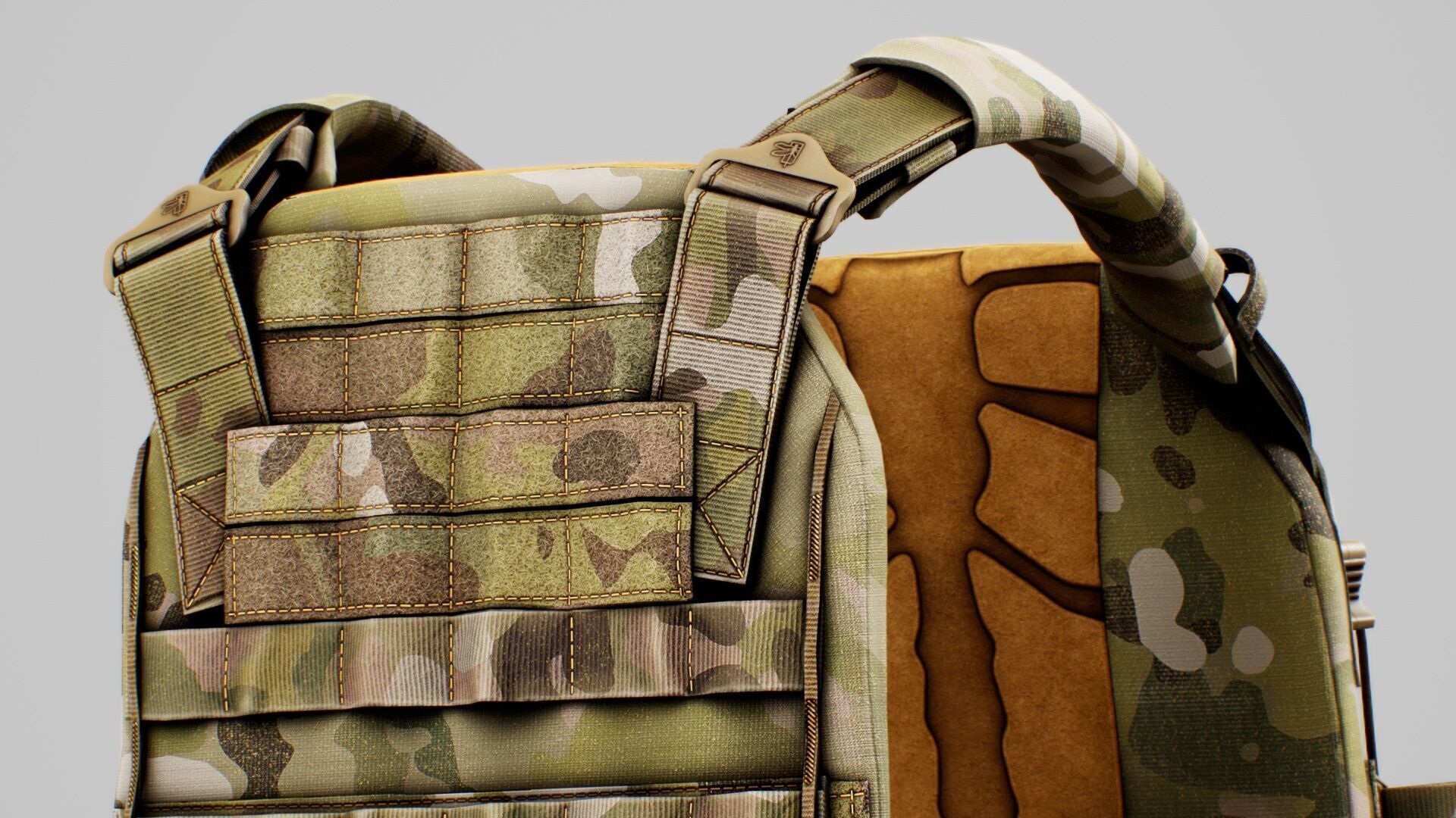 Thorax Plate Carriers Low-poly 3D model_23