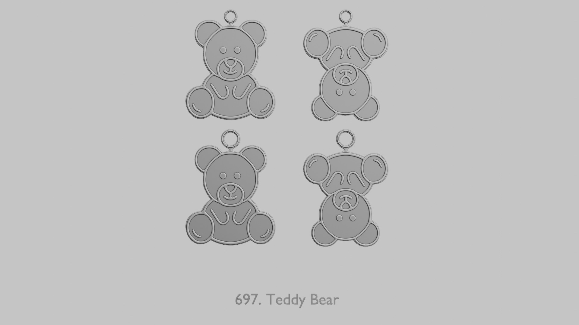 Pastel Dreams STL Pendant Collection 3D print model_56