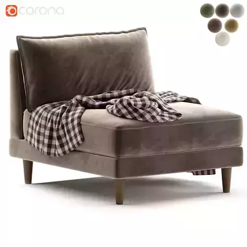 Rio Modular Armless Sofa Chair