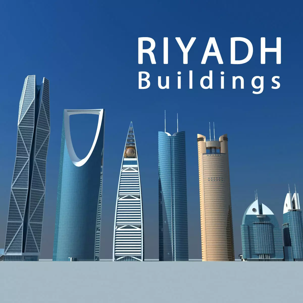 Riyadh Buildings 3D model_0
