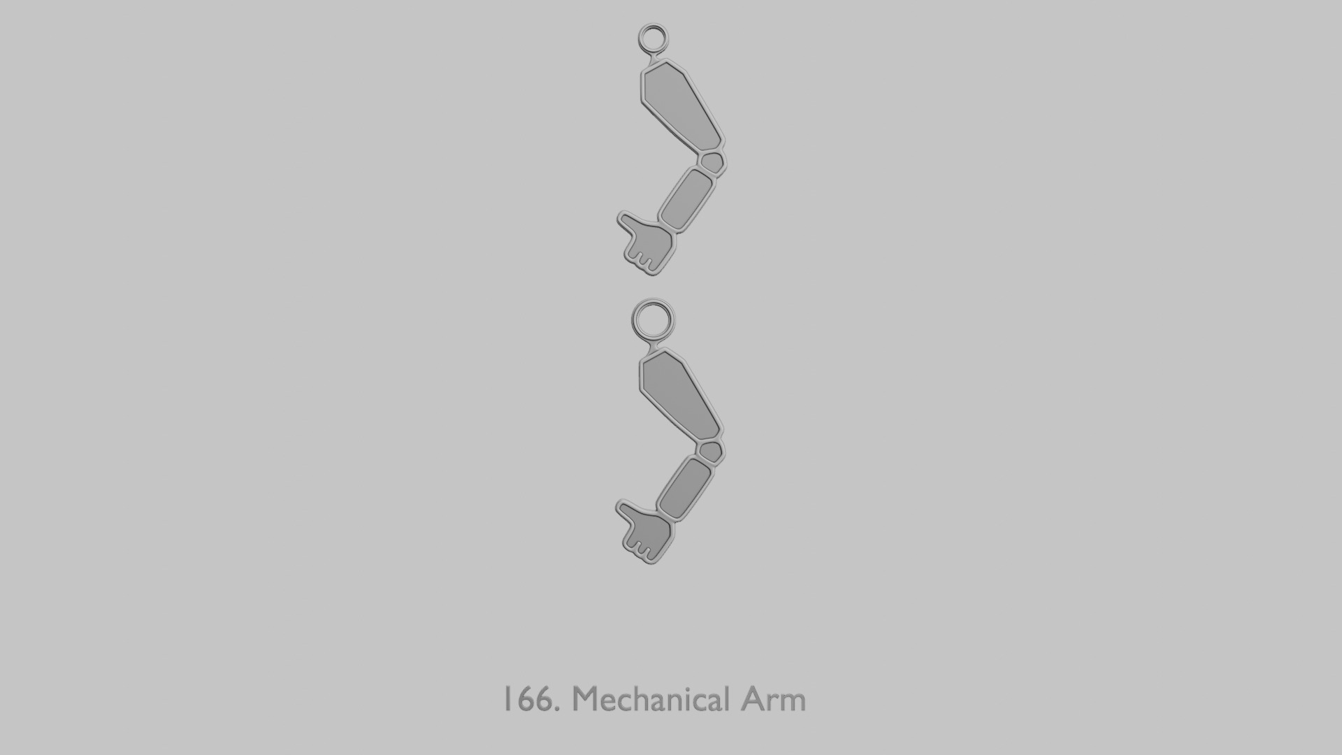 Punk Attitude STL Pendant Collection 3D print model_26