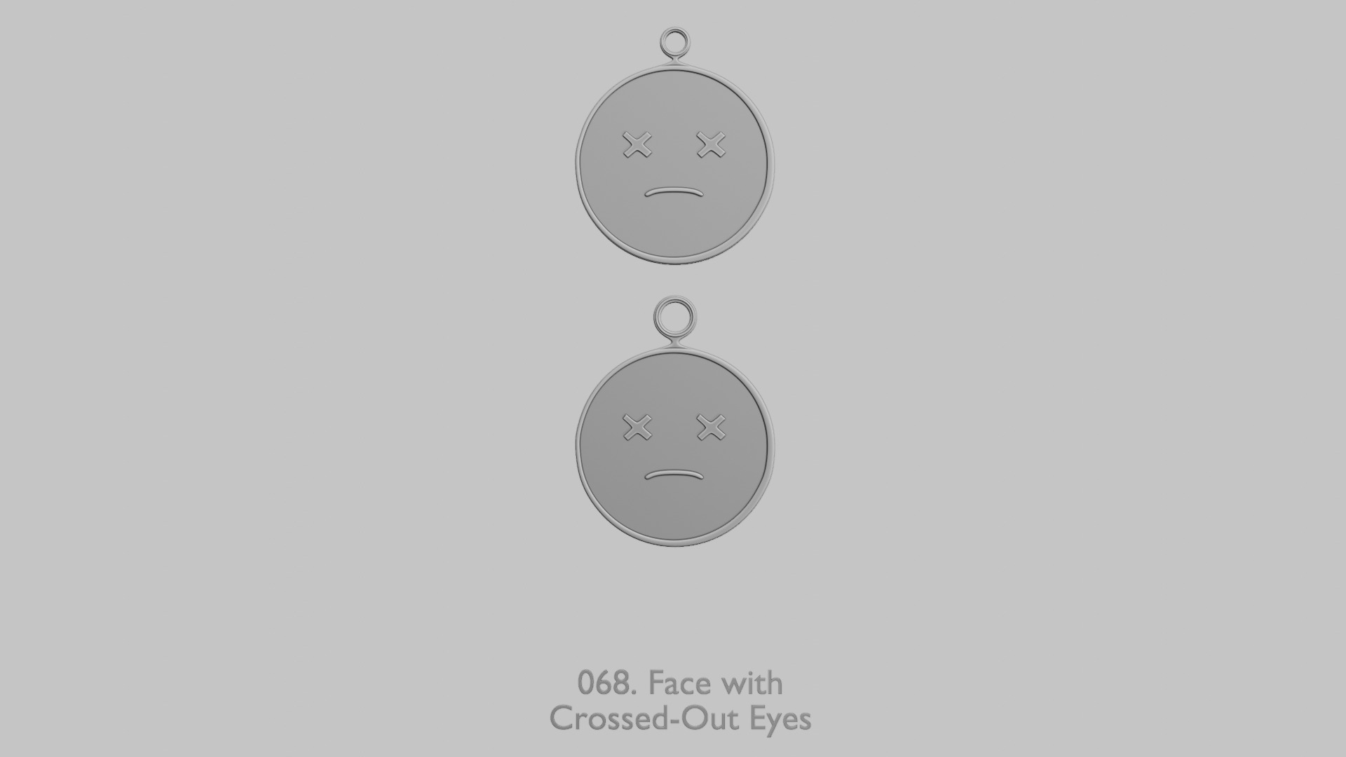 Punk Attitude STL Pendant Collection 3D print model_24