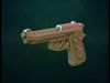 Gun III and pendant 3D print model_1