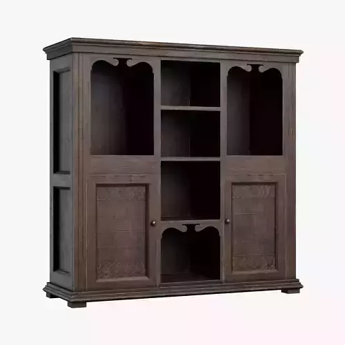 Old furniture 02 Low-poly 3D model