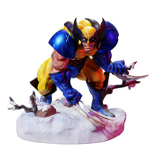 Wolverine X-men 3D print model