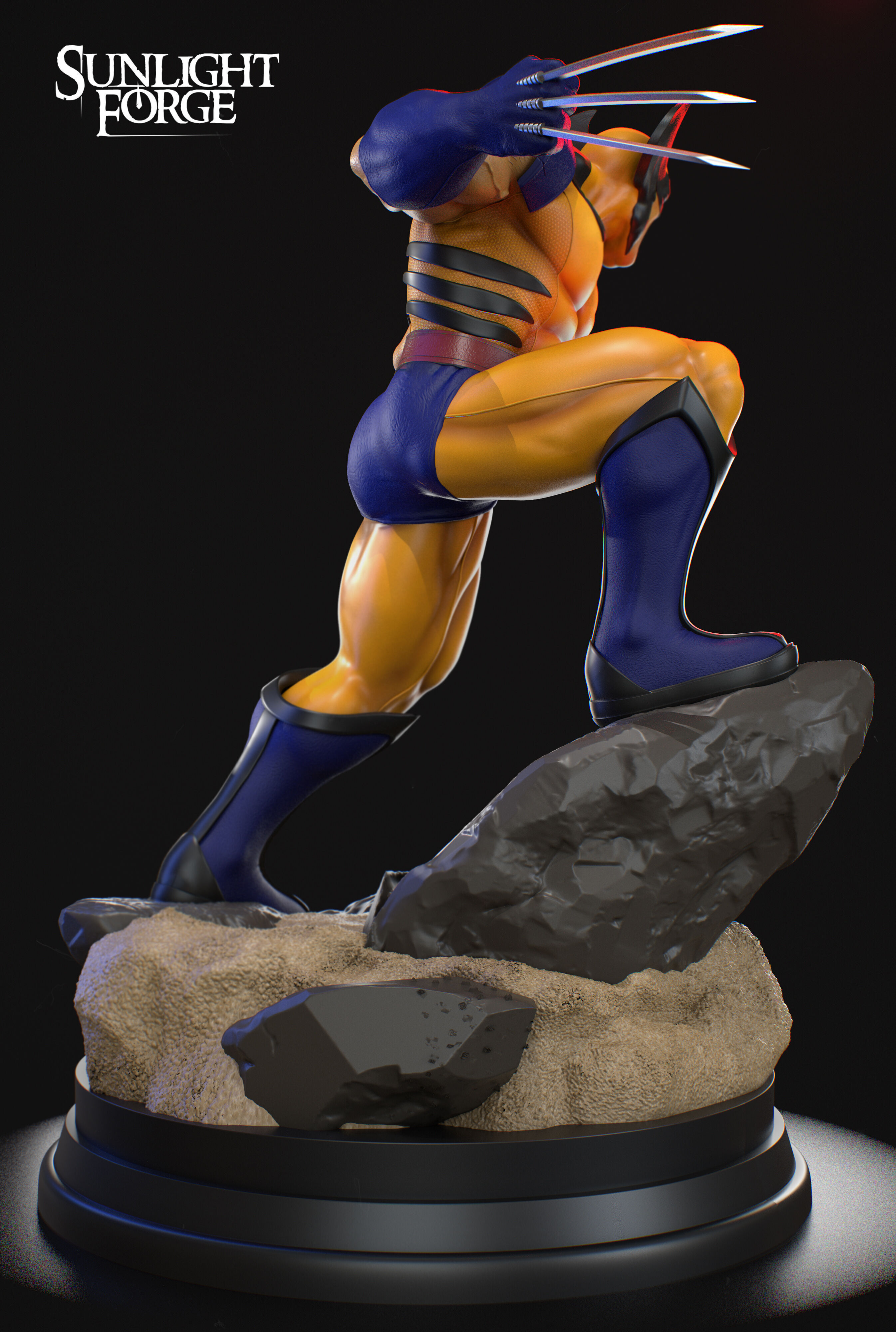 Wolverine 3D print model_2