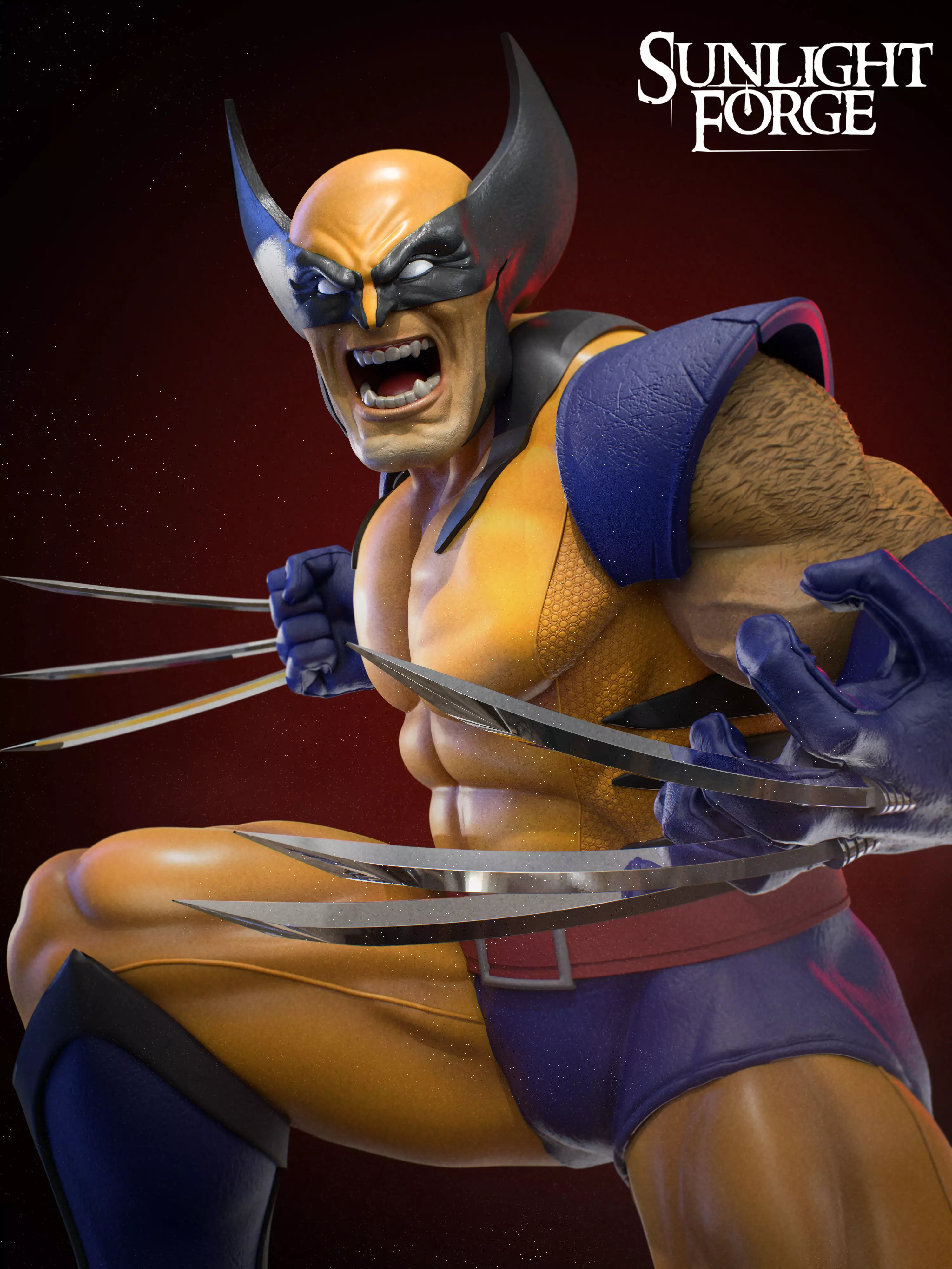 Wolverine 3D print model_0