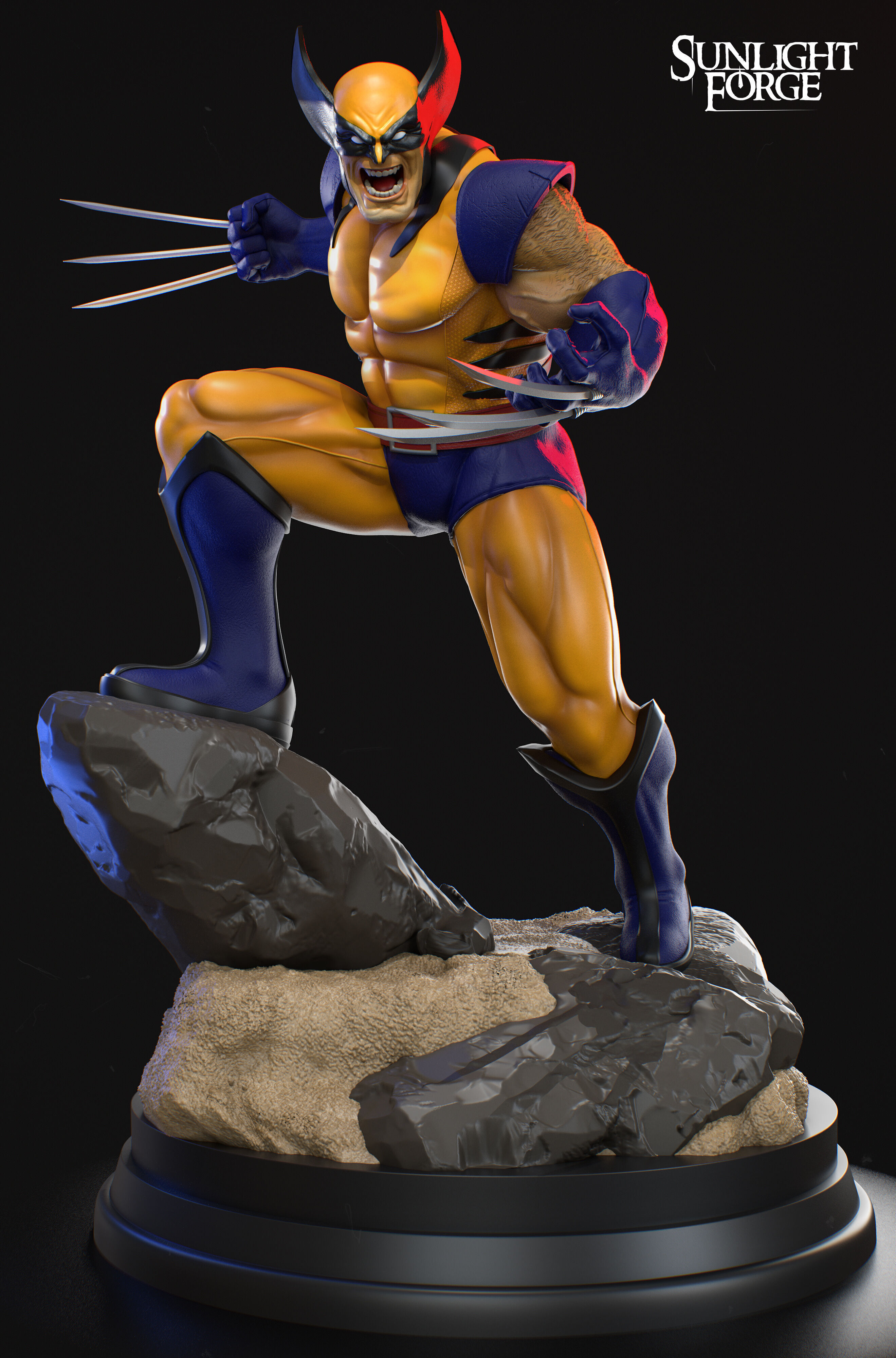 Wolverine 3D print model_1