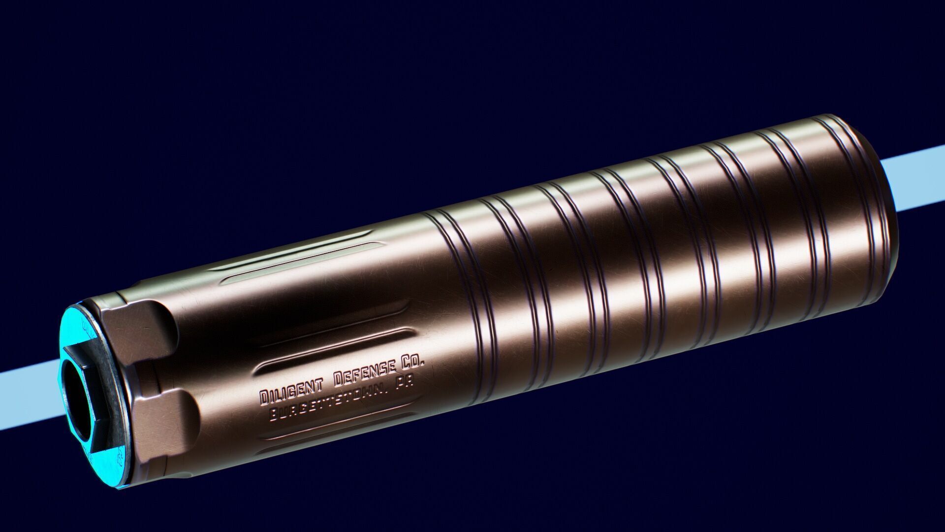 Diligent Defense Enticer S and L Low-poly 3D model_12