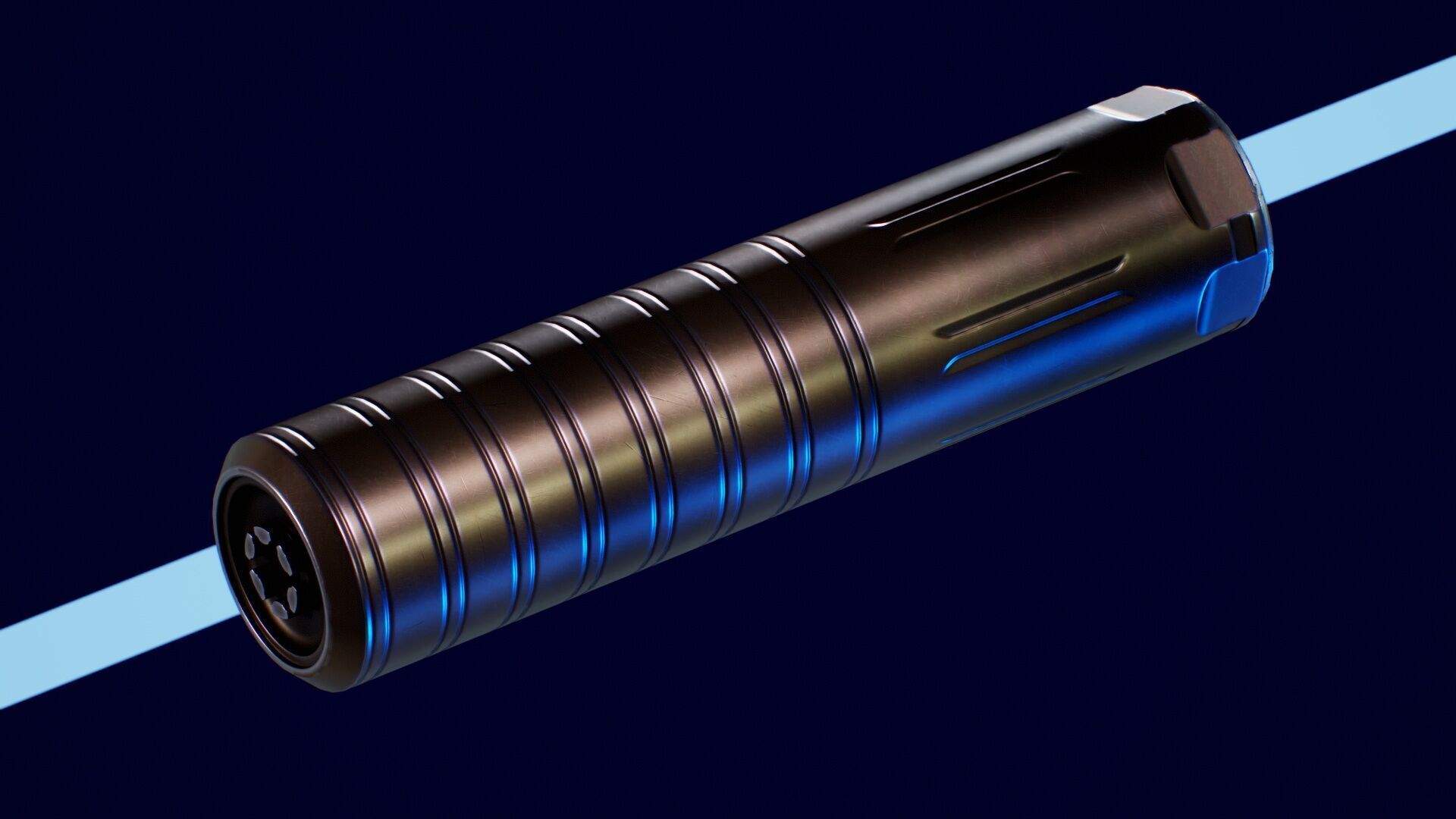 Diligent Defense Enticer S and L Low-poly 3D model_28