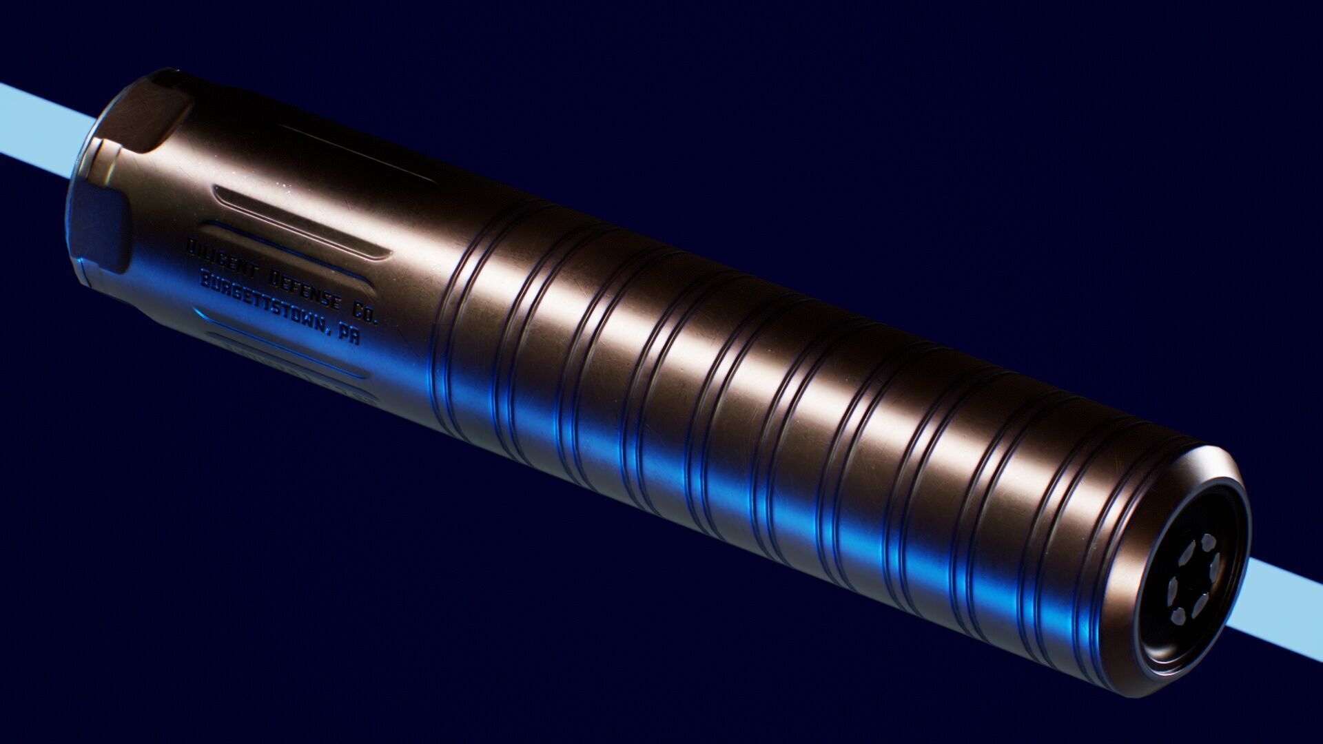 Diligent Defense Enticer S and L Low-poly 3D model_15