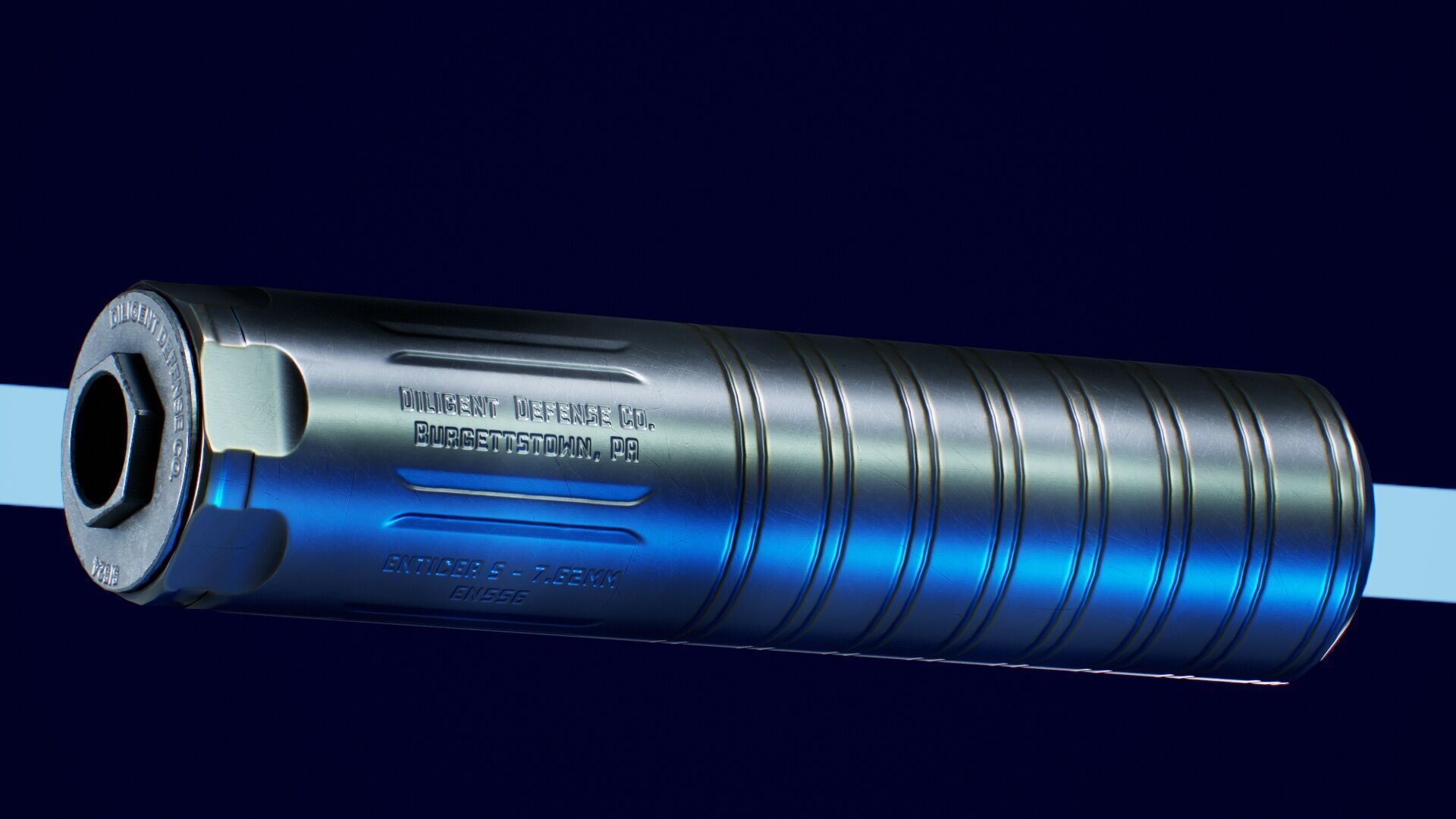 Diligent Defense Enticer S and L Low-poly 3D model_10