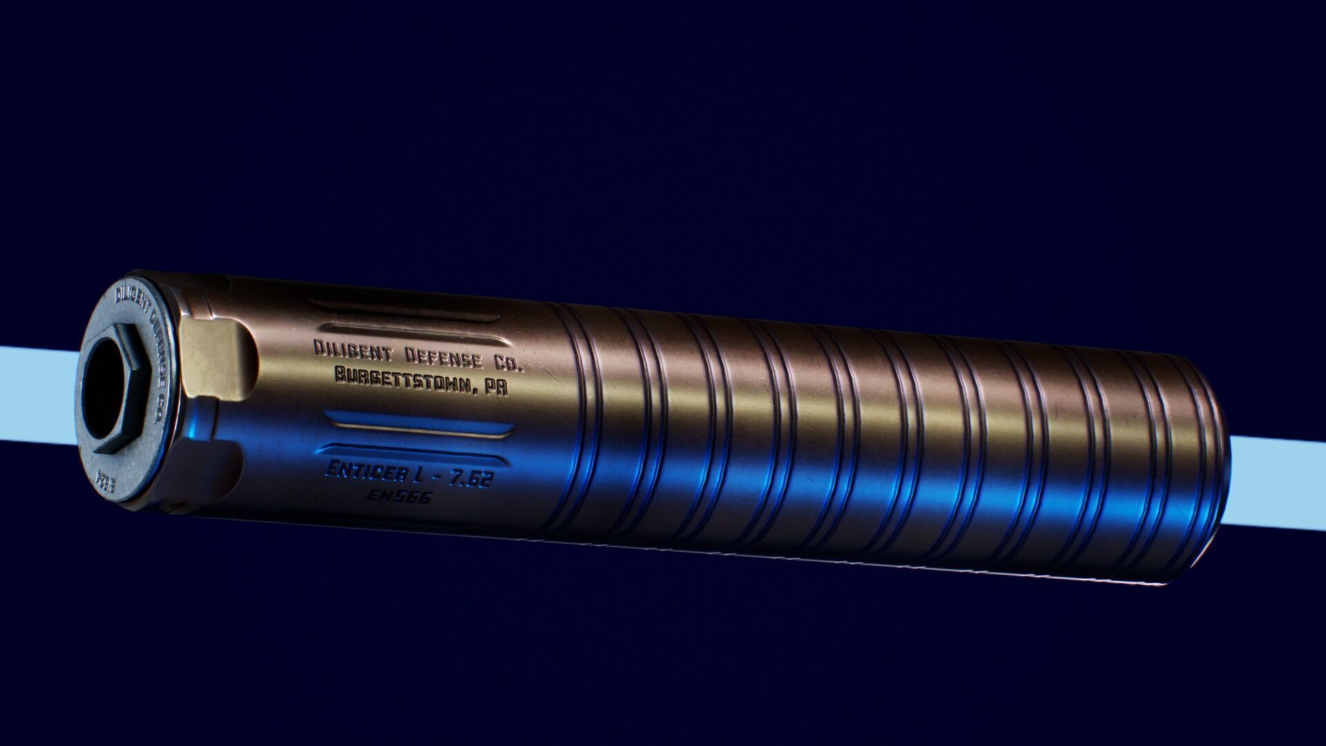 Diligent Defense Enticer S and L Low-poly 3D model_7