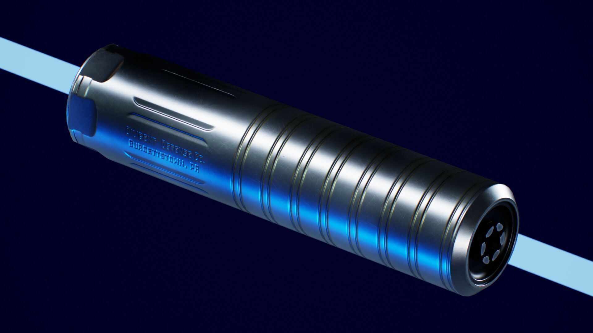 Diligent Defense Enticer S and L Low-poly 3D model_18