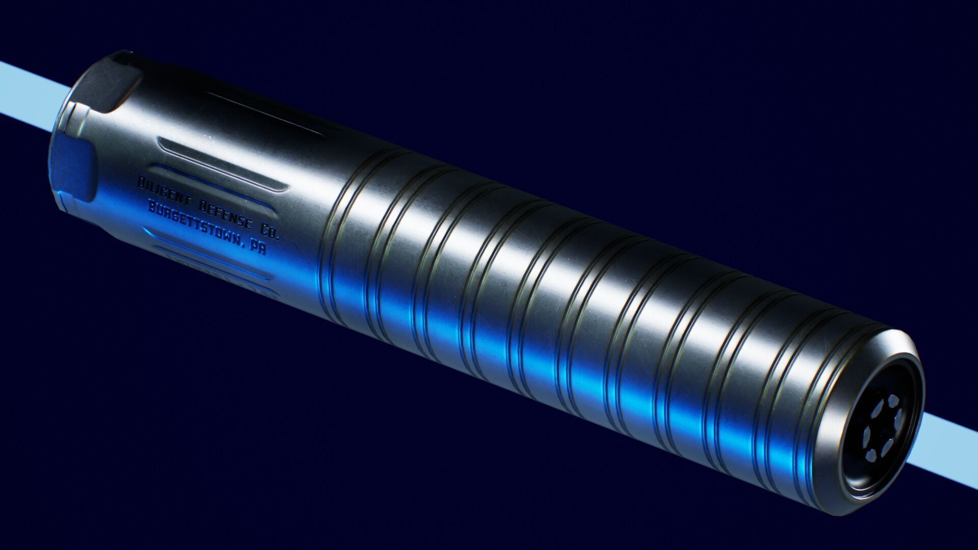 Diligent Defense Enticer S and L Low-poly 3D model_16