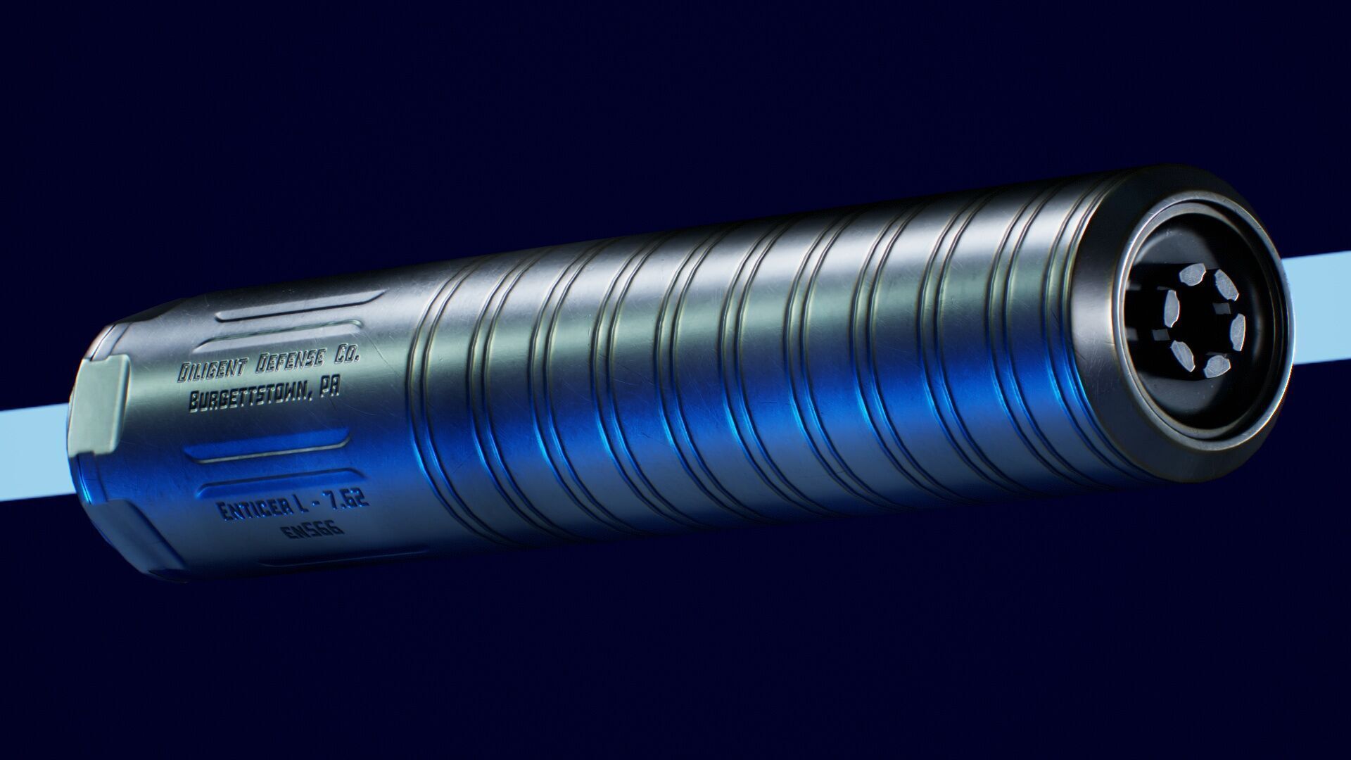 Diligent Defense Enticer S and L Low-poly 3D model_5