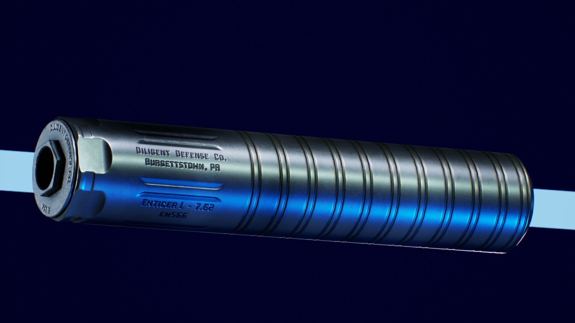 Diligent Defense Enticer S and L Low-poly 3D model_8