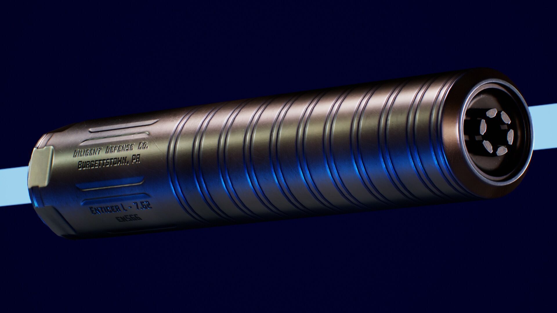 Diligent Defense Enticer S and L Low-poly 3D model_6