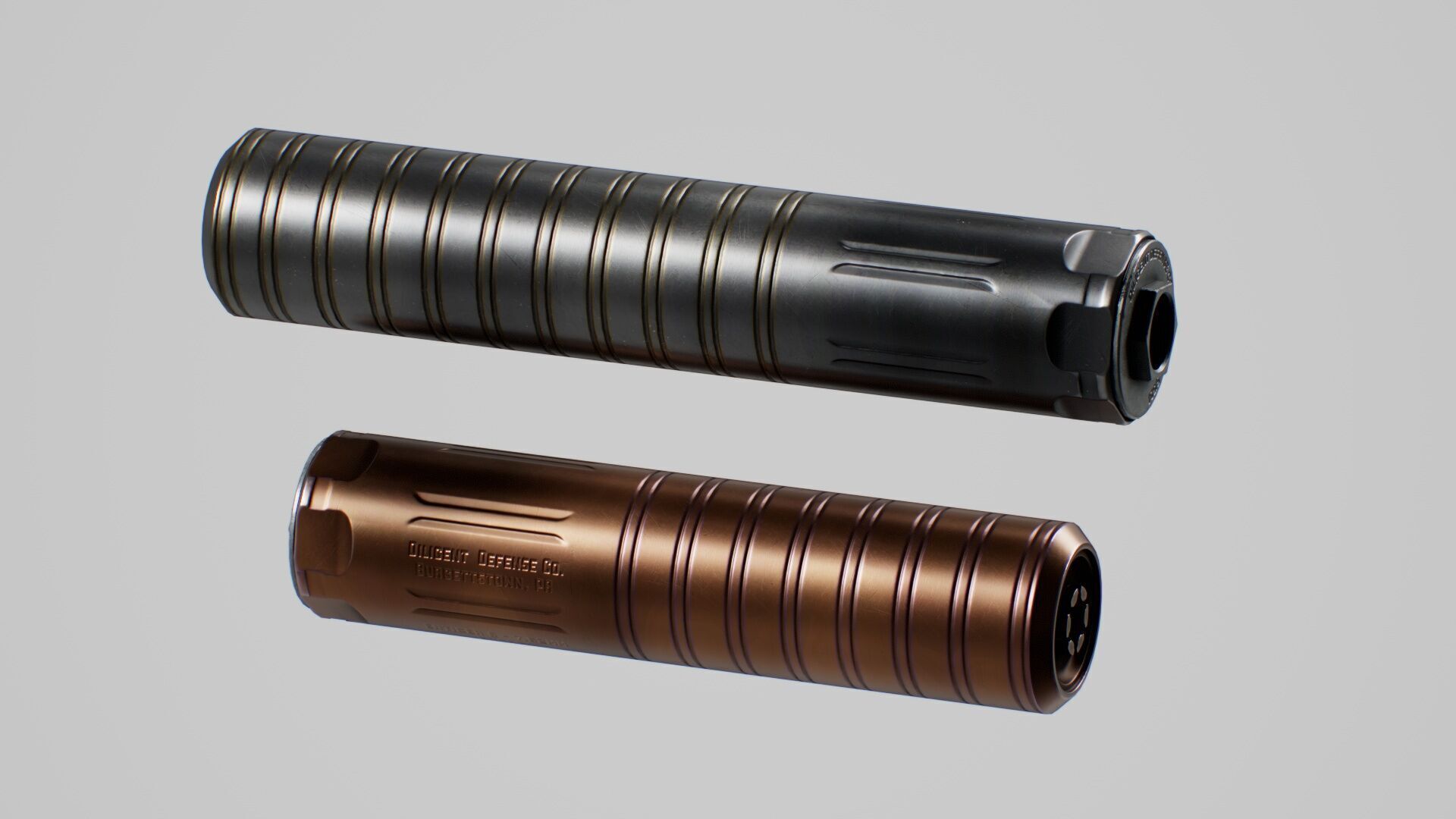 Diligent Defense Enticer S and L Low-poly 3D model_1