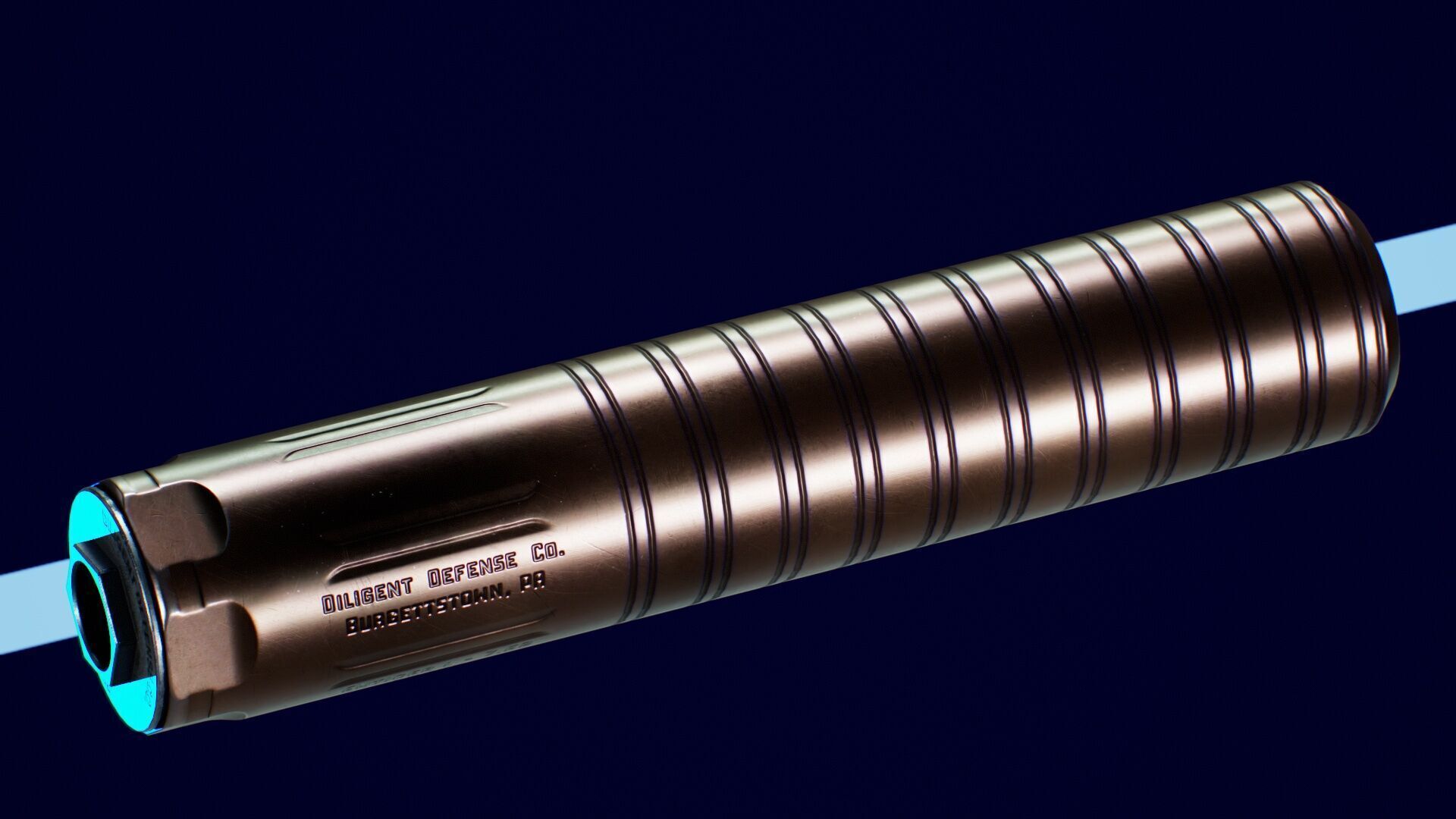 Diligent Defense Enticer S and L Low-poly 3D model_14