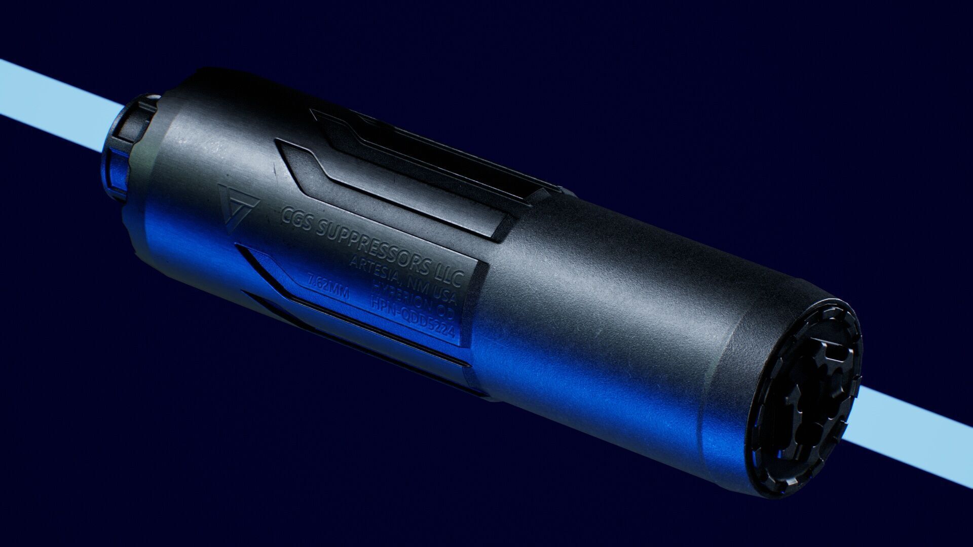CGS Hyperion 7 62 Low-poly 3D model_8