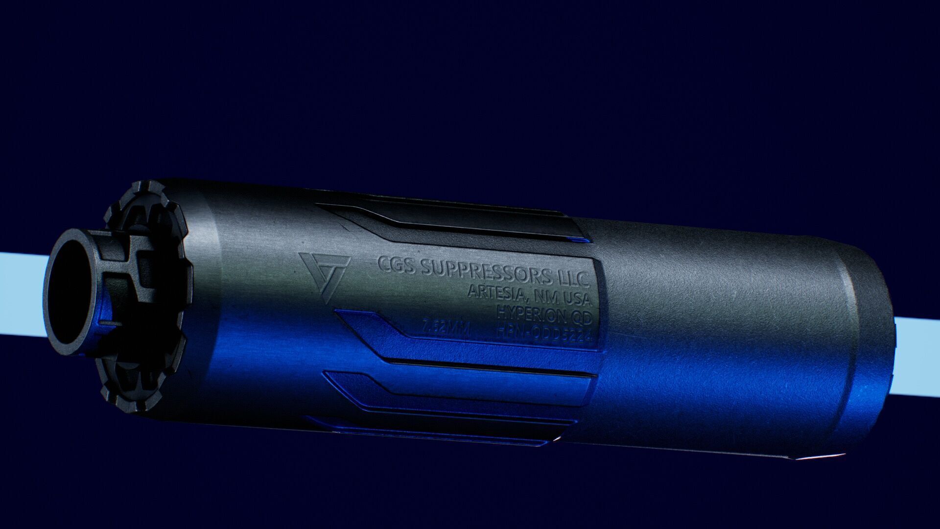 CGS Hyperion 7 62 Low-poly 3D model_5