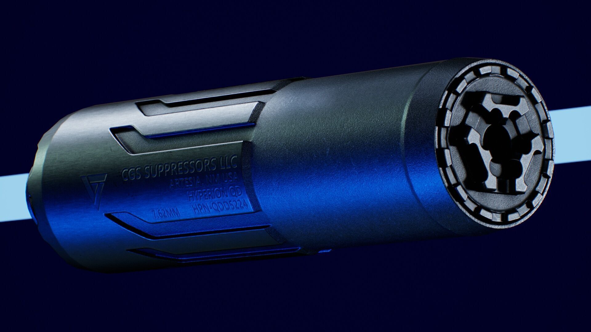 CGS Hyperion 7 62 Low-poly 3D model_2