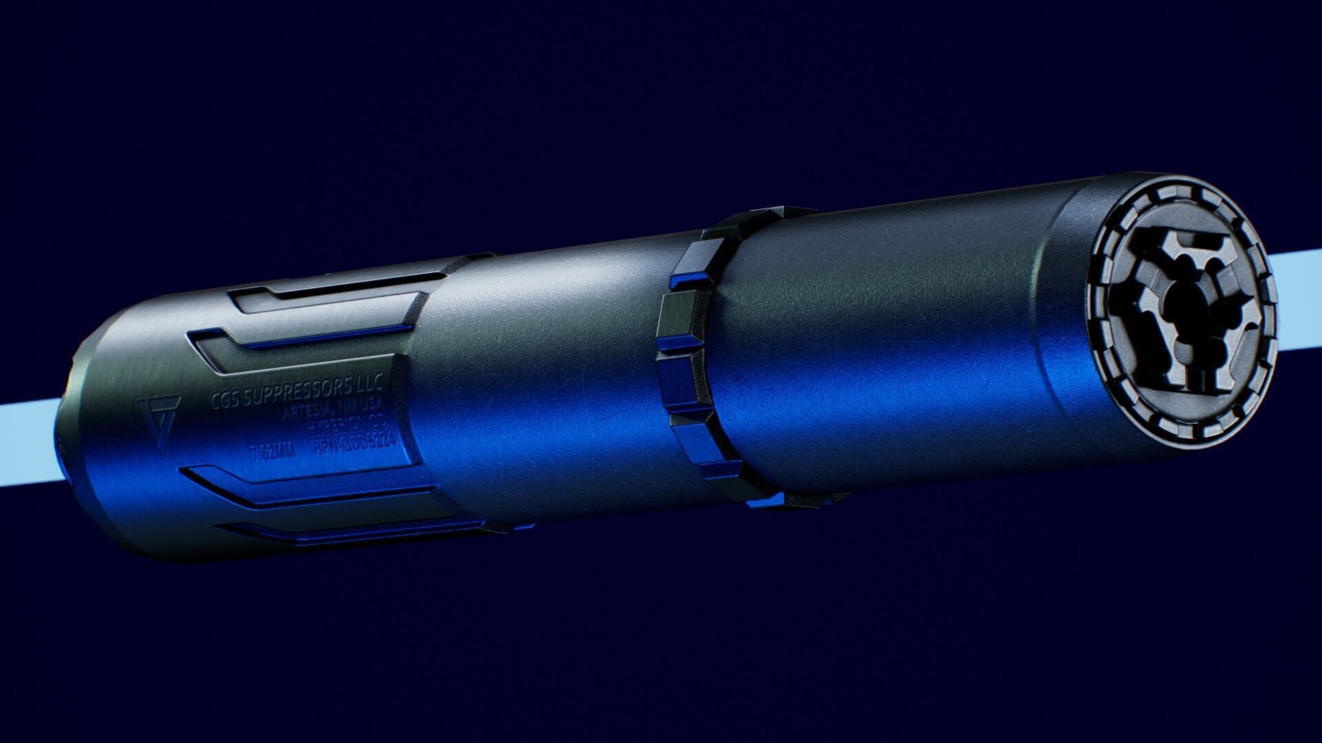 CGS Hyperion 7 62 Low-poly 3D model_3