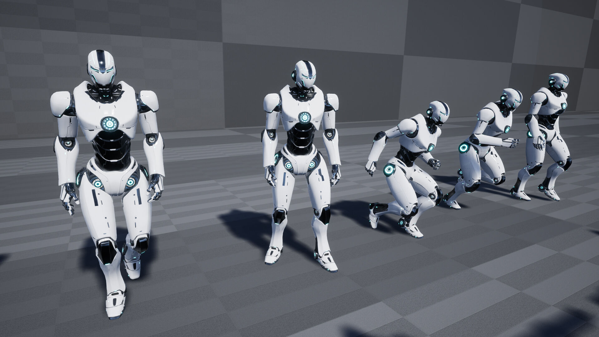 Robot 1 Low-poly 3D model_17