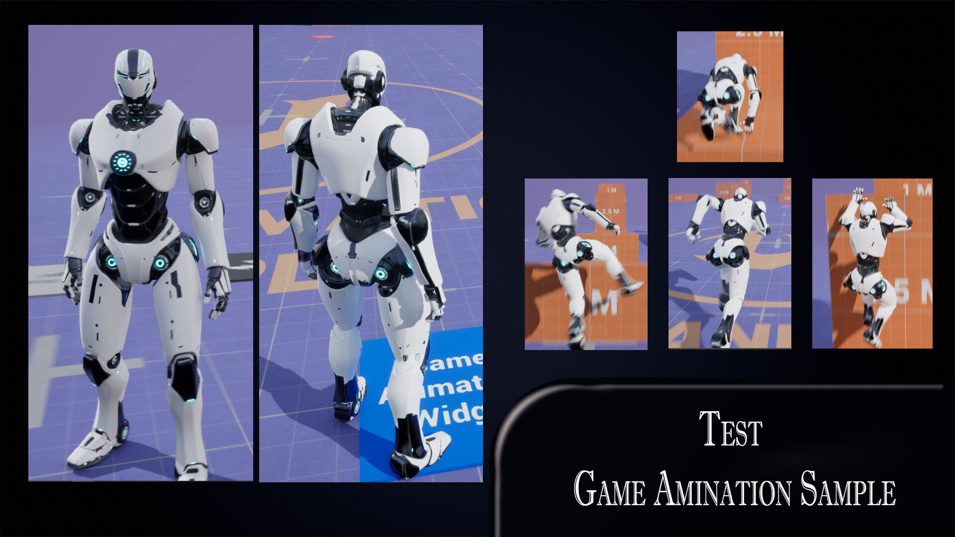 Robot 1 Low-poly 3D model_13