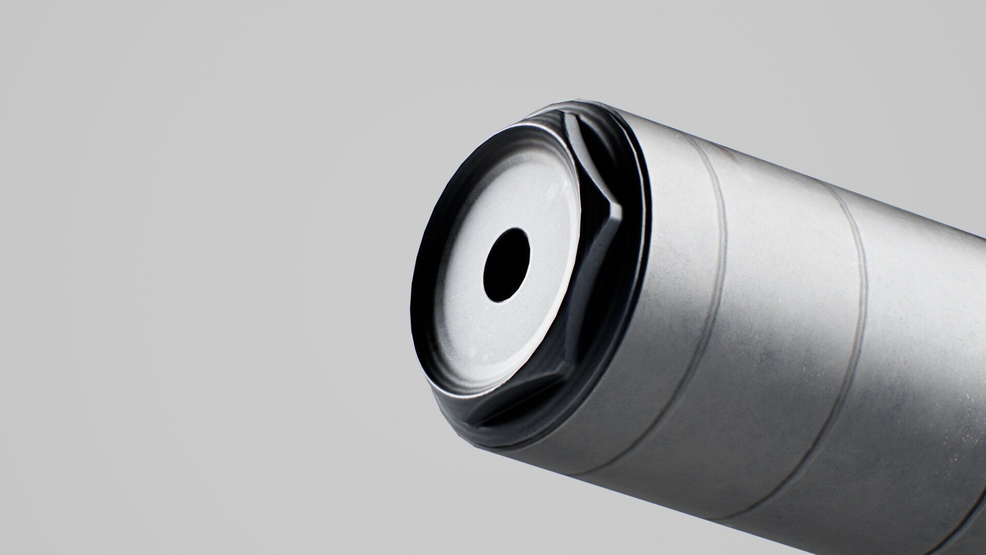 Energetic Armament Vox K2 Suppressor Low-poly 3D model_5