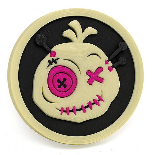 Voodoo Token Psychical Coin 3D print model
