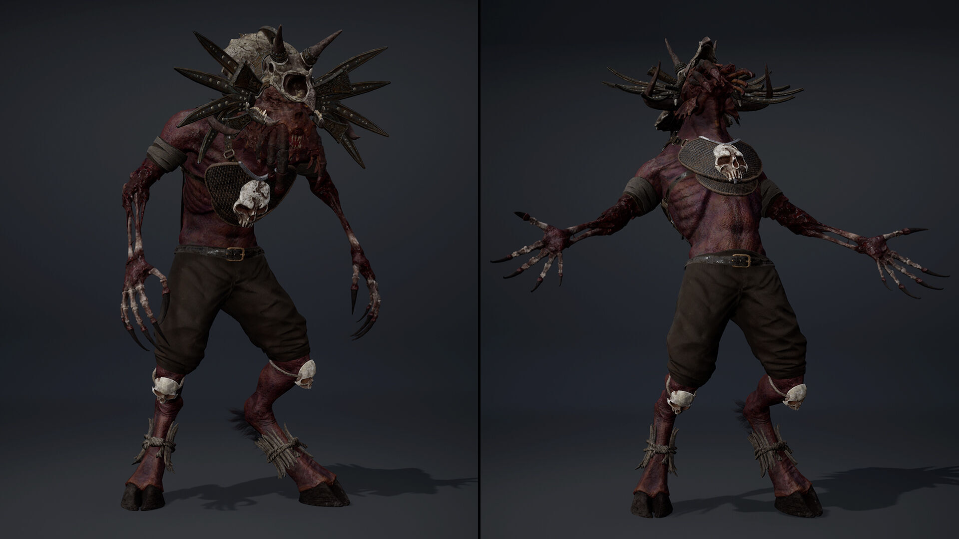 Obsidian Mage Damaged Low-poly 3D model_19