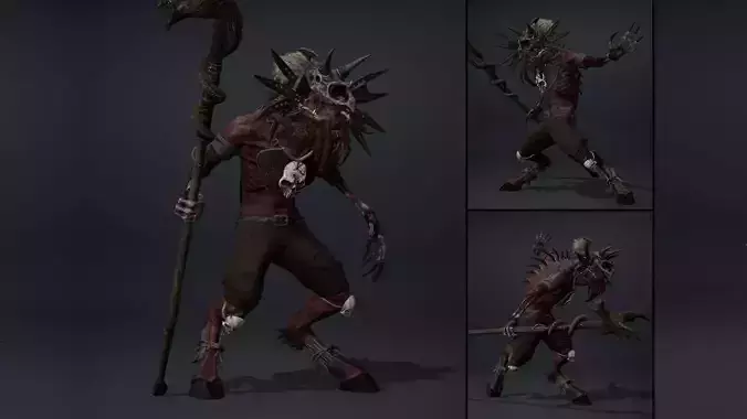 Obsidian Mage Damaged