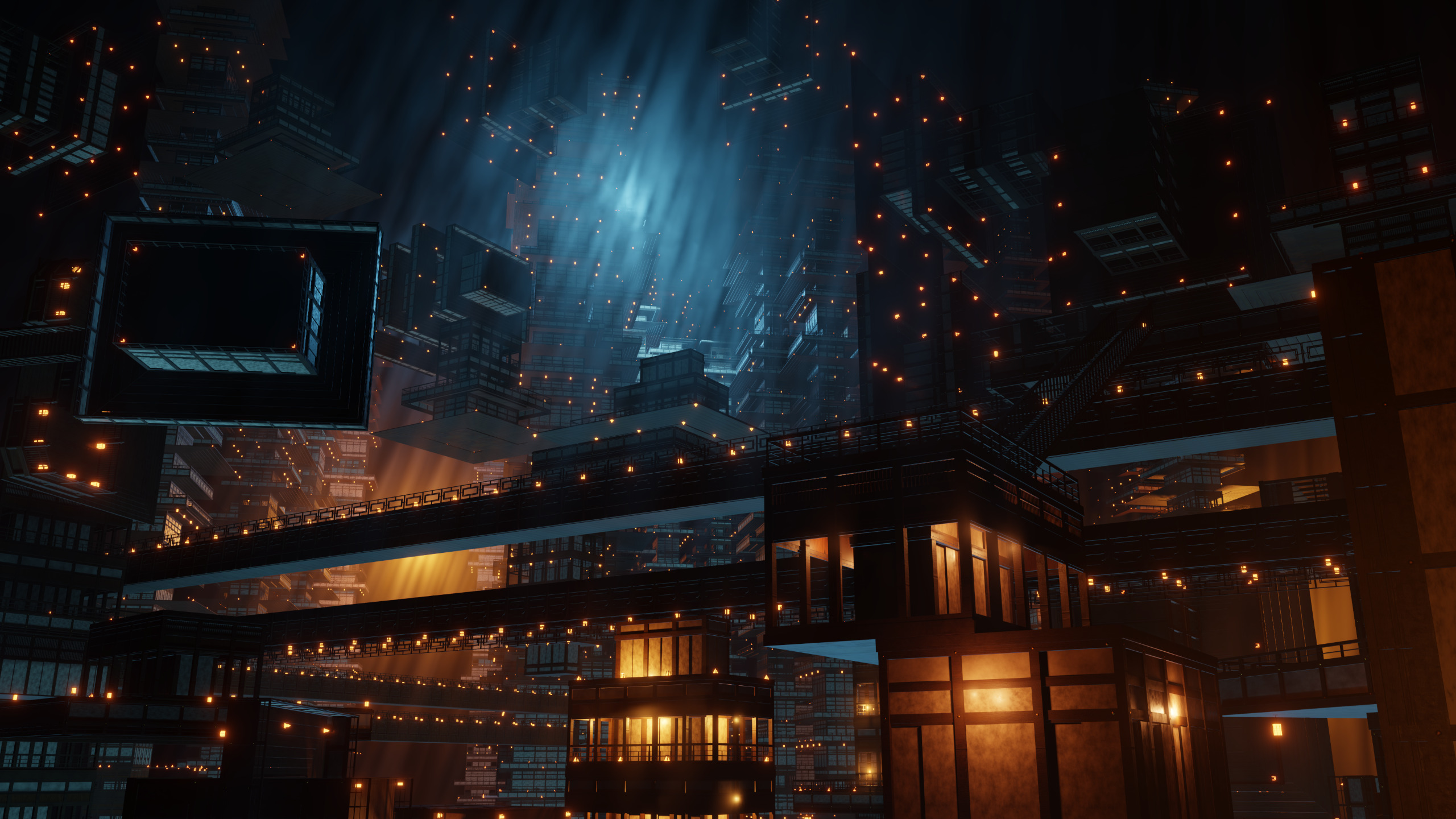 Japanese Labyrinth Modular Pack 3D model_4