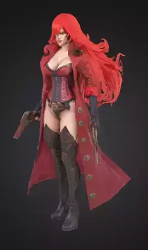 Miss Fortune - league of legend 3D print model