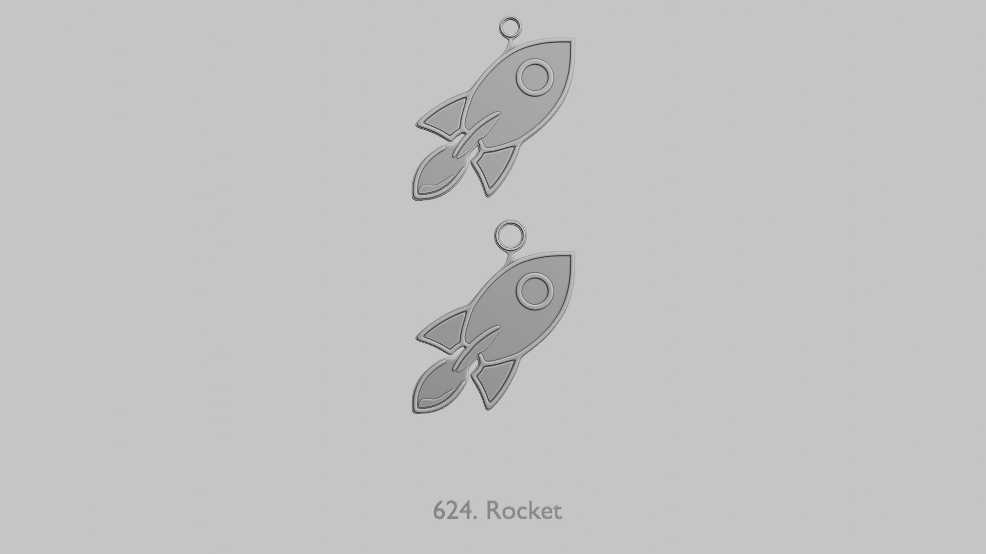 Space Oddities STL Pendant Set 3D print model_9