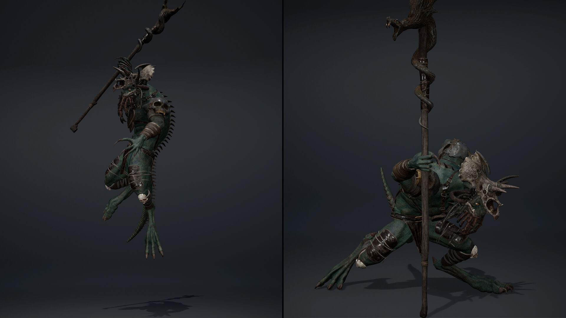 Obsidianwing Mage Arm1 Brutal Low-poly 3D model_8