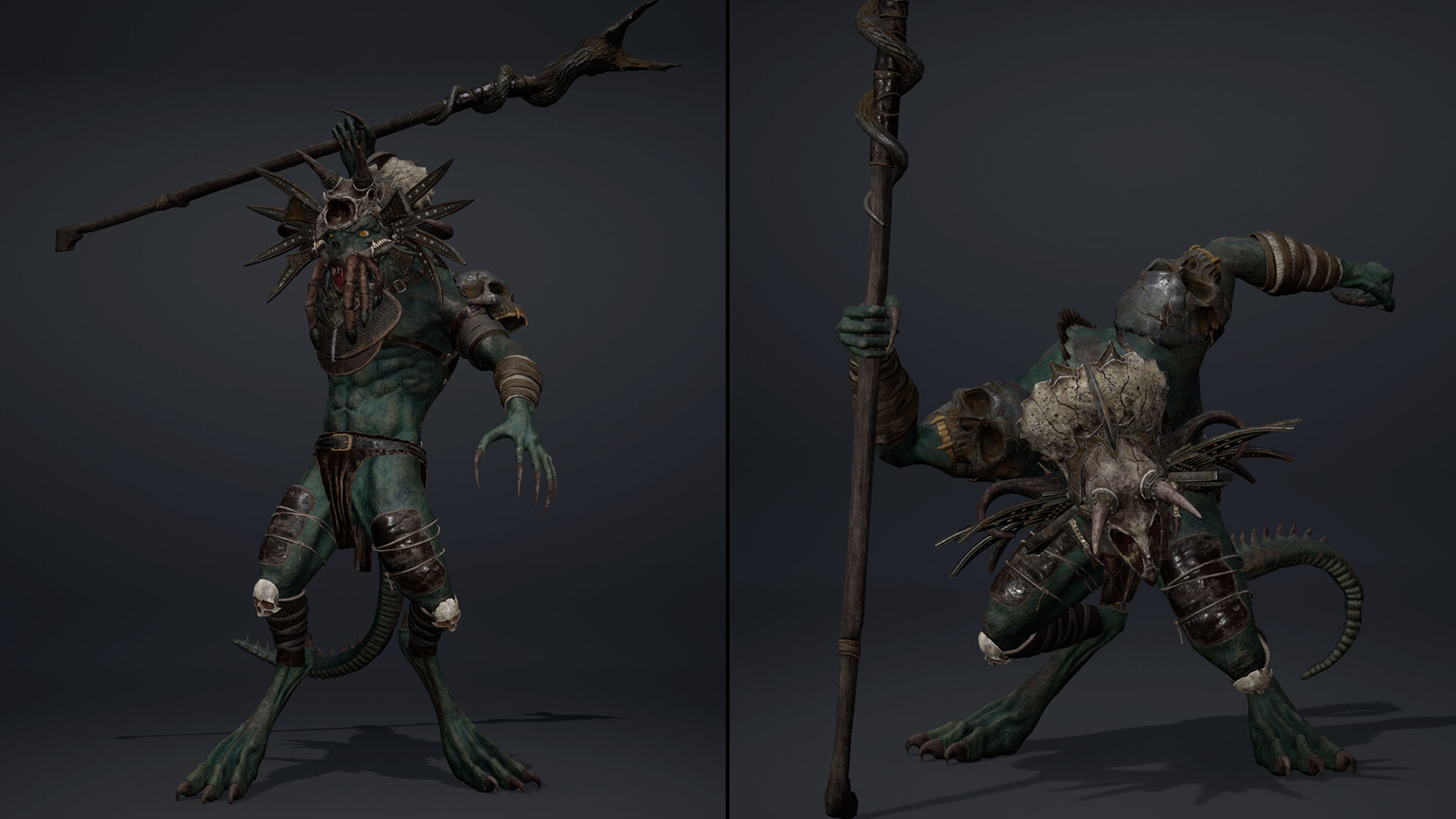 Obsidianwing Mage Arm1 Brutal Low-poly 3D model_7